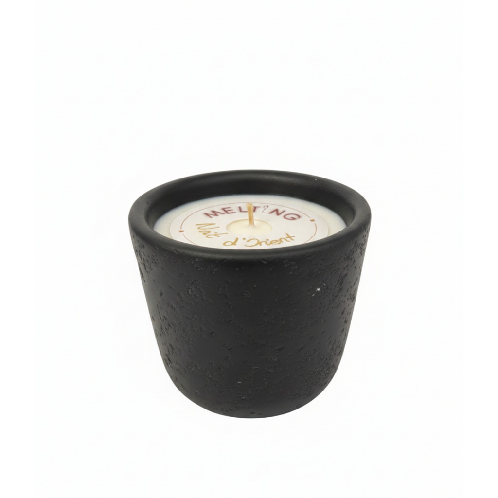 Bougie parfumée fleur d’oranger noir PM