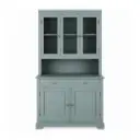 Vaisselier Aimée 5 portes 2 tiroirs vert de gris L104