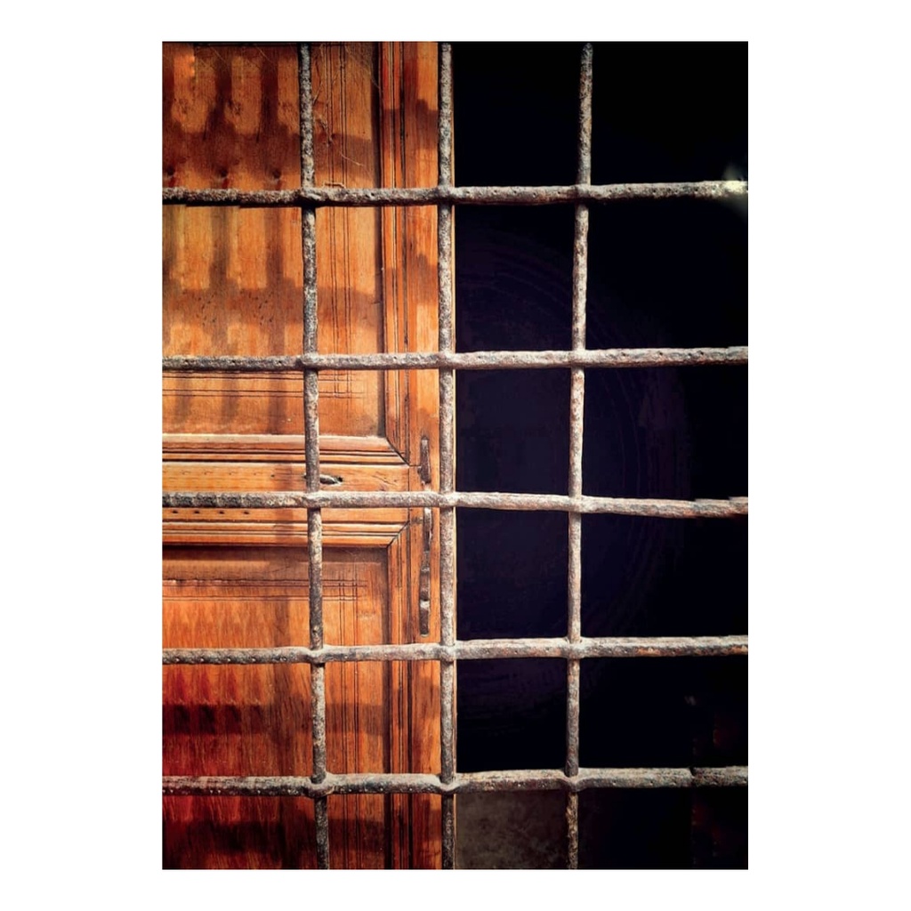 Tableau artistique prison de lumiere sans cadre 110X80