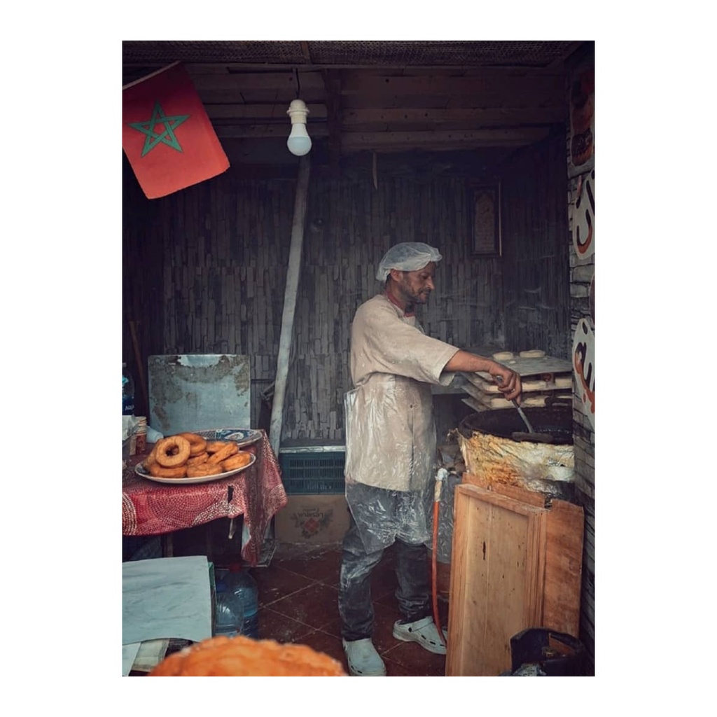 Tableau le marchand de douceurs sans cadre 29,7X42,7