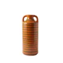 Vase terra en céramique orange H30cm 