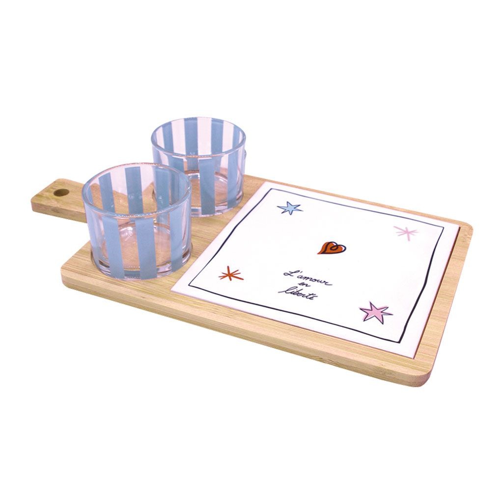 Service apéritif planche amour en liberté