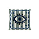 Coussin Influence œil bleu 40x40cm