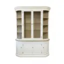 Vaisselier flaubert  4 portes en pin recyclé blanc patiné
