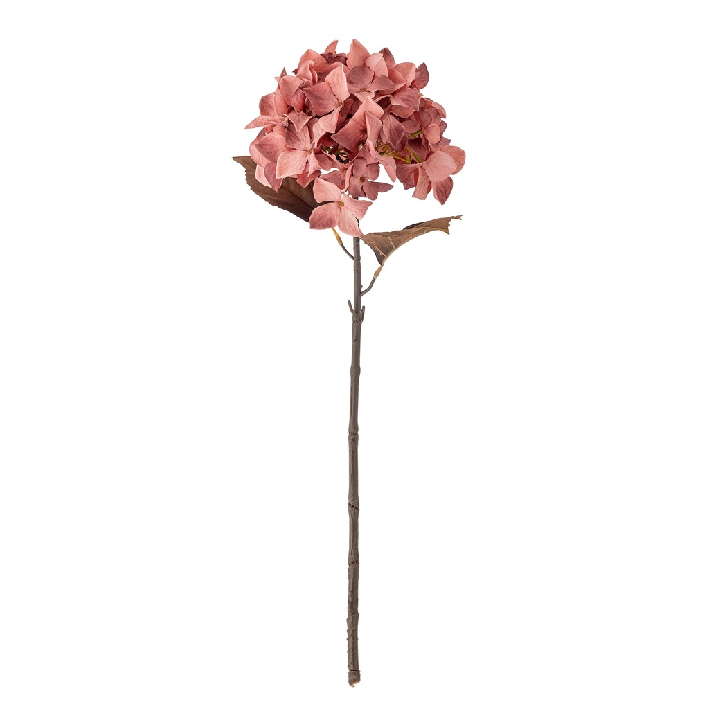 Tige d'hortensia, rose, fleurs artificielles