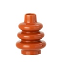 Vase Buoys GM en porcelaine brillante terracotta