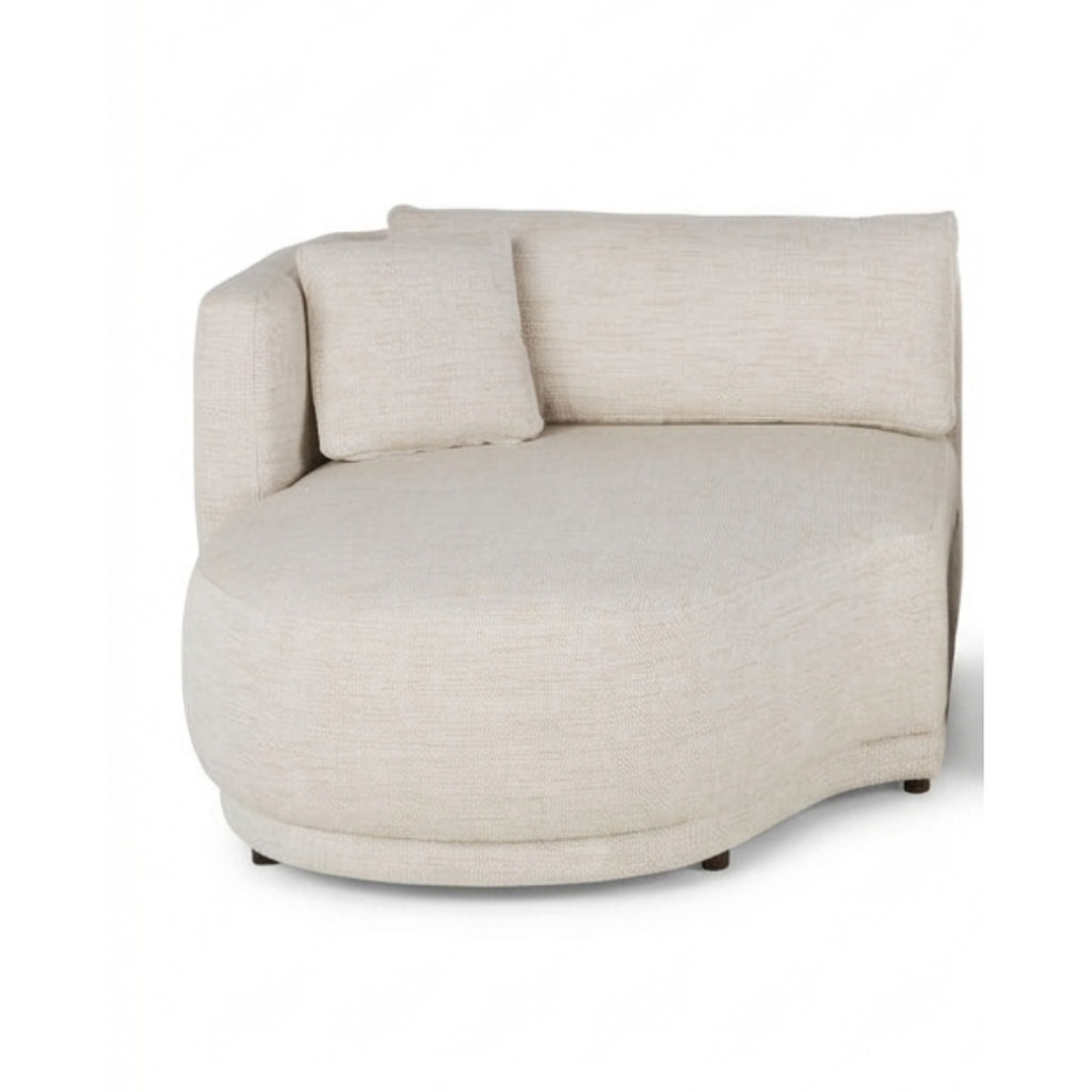 Accoudoir gauche de canapé Modjo beige sable