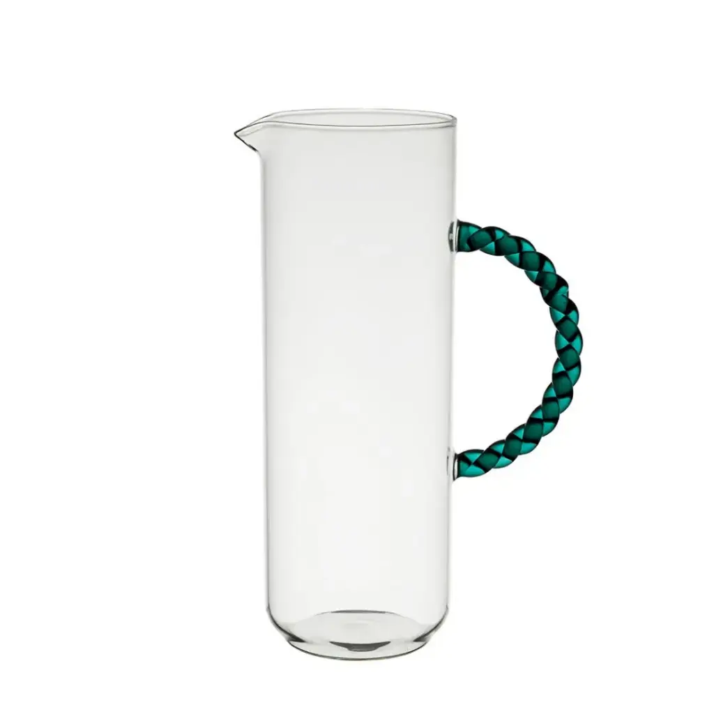 Pichet Colorea en verre borosilicate émeraude 1L