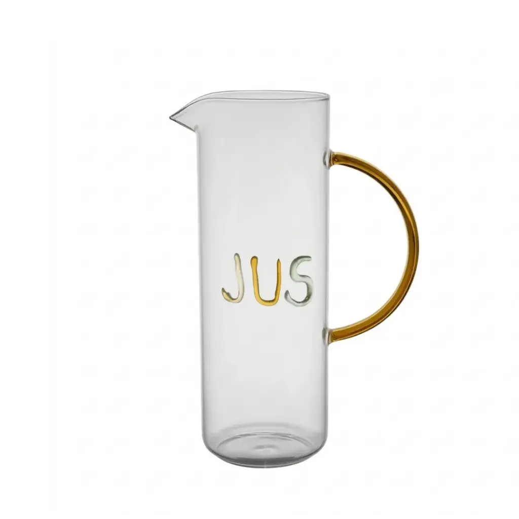 Pichet Jus Colorea en verre borosilicate multicolore 1L