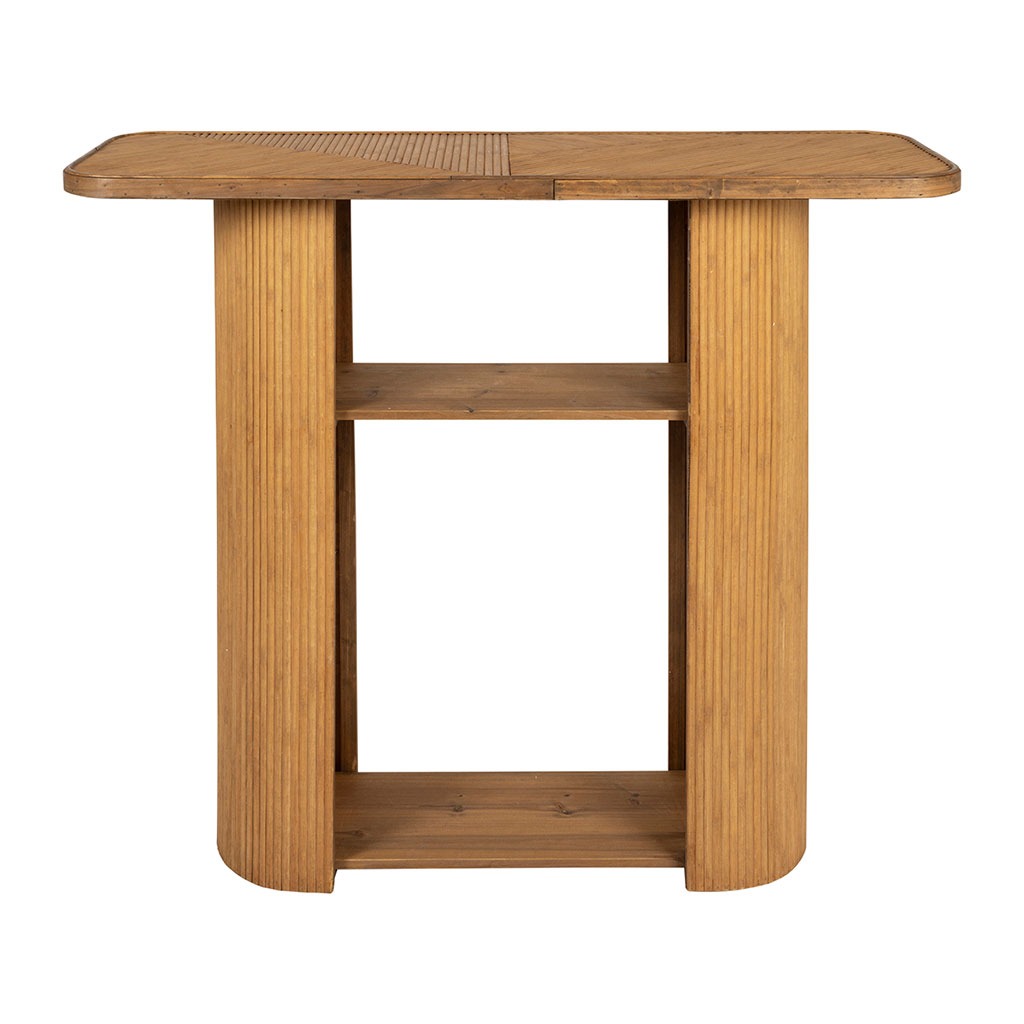 Console Saori en bambou et sapin naturel