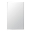 Grand miroir Leonardo rectangulaire noir 120x190
