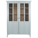 Vaisselier Beaumont 2 portes vert grisé L125