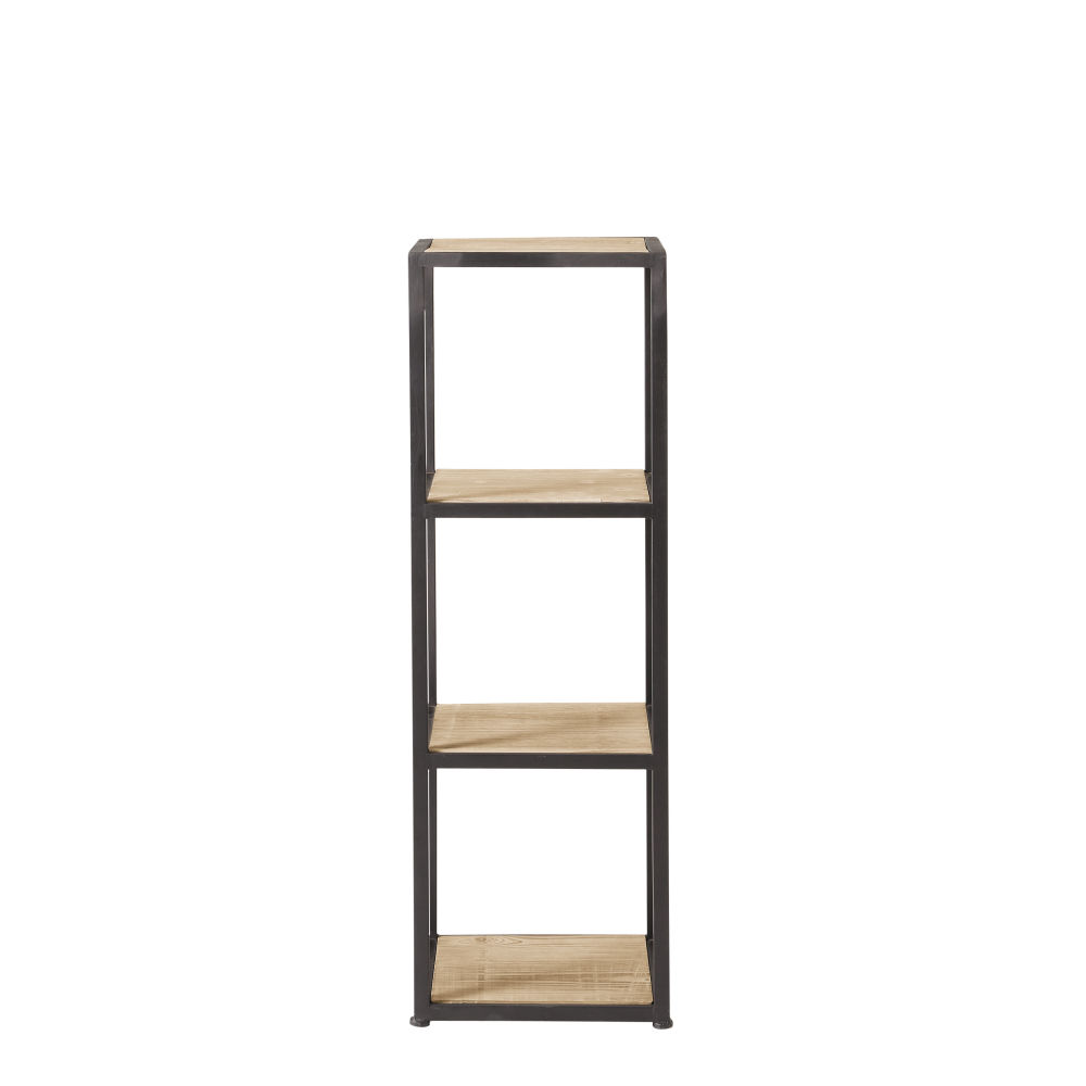 Colonne industrielle Long Island en bois de sapin massif et métal L40