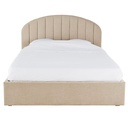 Lit coffre Cozy gris 160X200 avec sommier à lattes