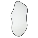 Miroir organique Brina en métal noir 72x156