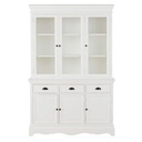 Vaisselier Joséphine 3 portes blanc L123