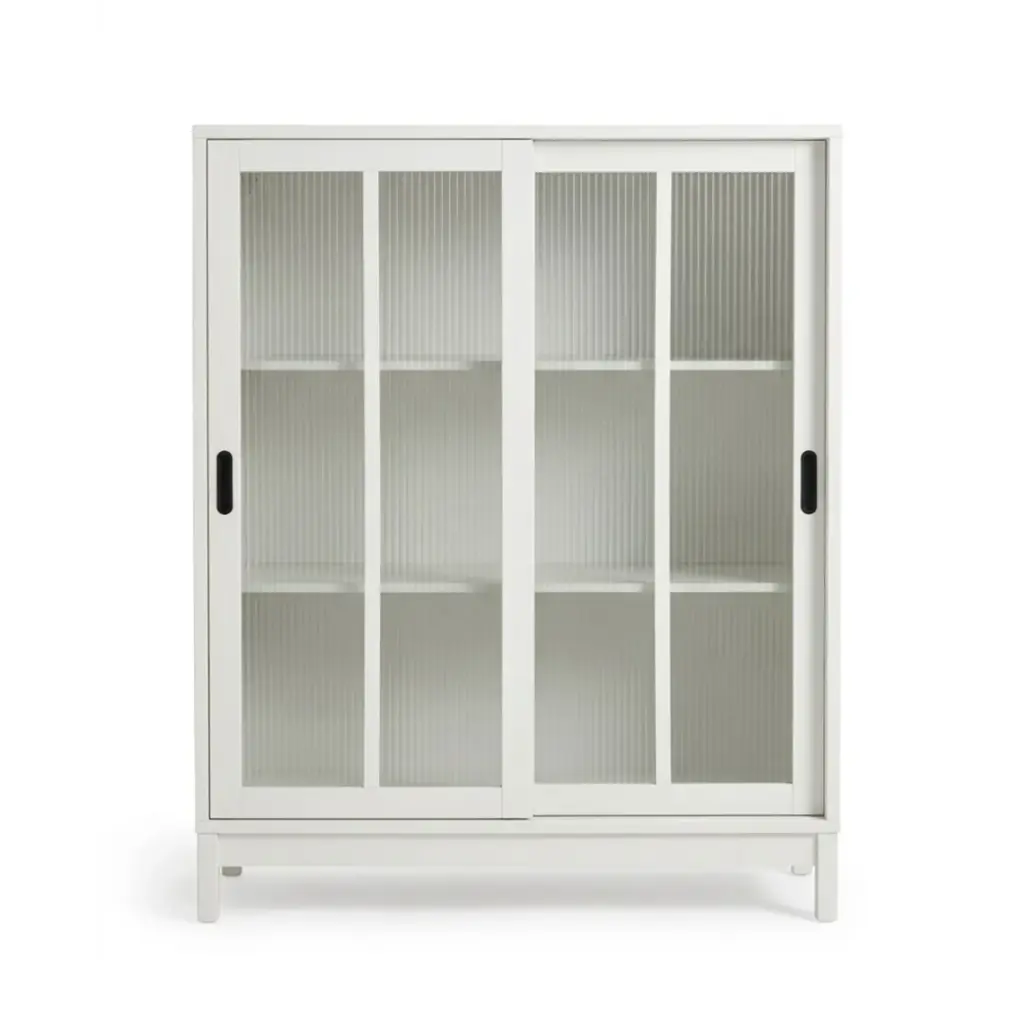 Vitrine Seashore 2 portes blanc 