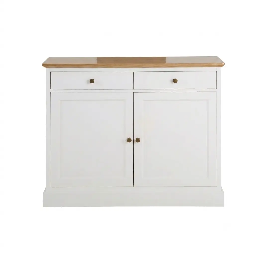 Buffet Printy 2 portes 2 tiroirs blanc
