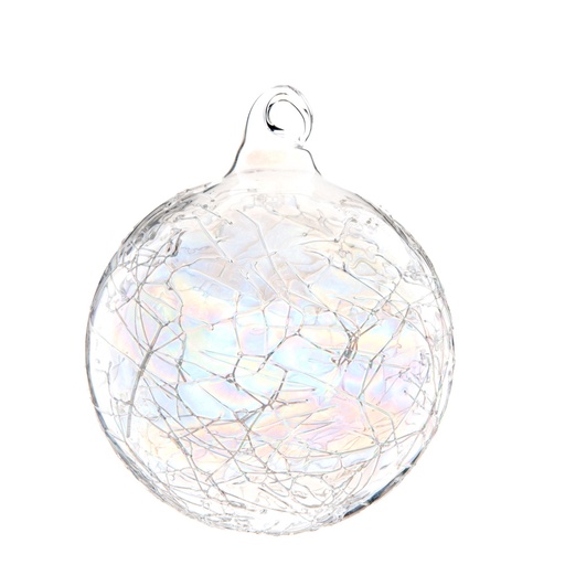 Boule décorative goutte striée Aristo