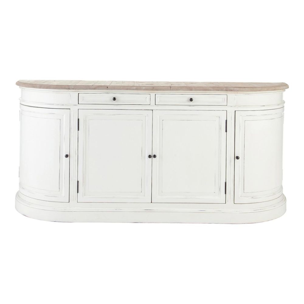Buffet Provence 4 portes 2 tiroirs en bouleau ivoire
