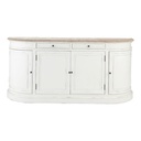 Buffet Provence 4 portes 2 tiroirs en bouleau ivoire
