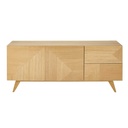 Buffet Origami vintage 2 portes 2 tiroirs L165