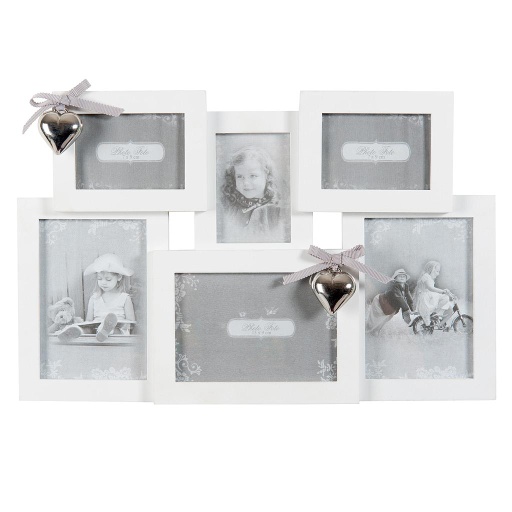 Cadre décoratif vues Lena blanc