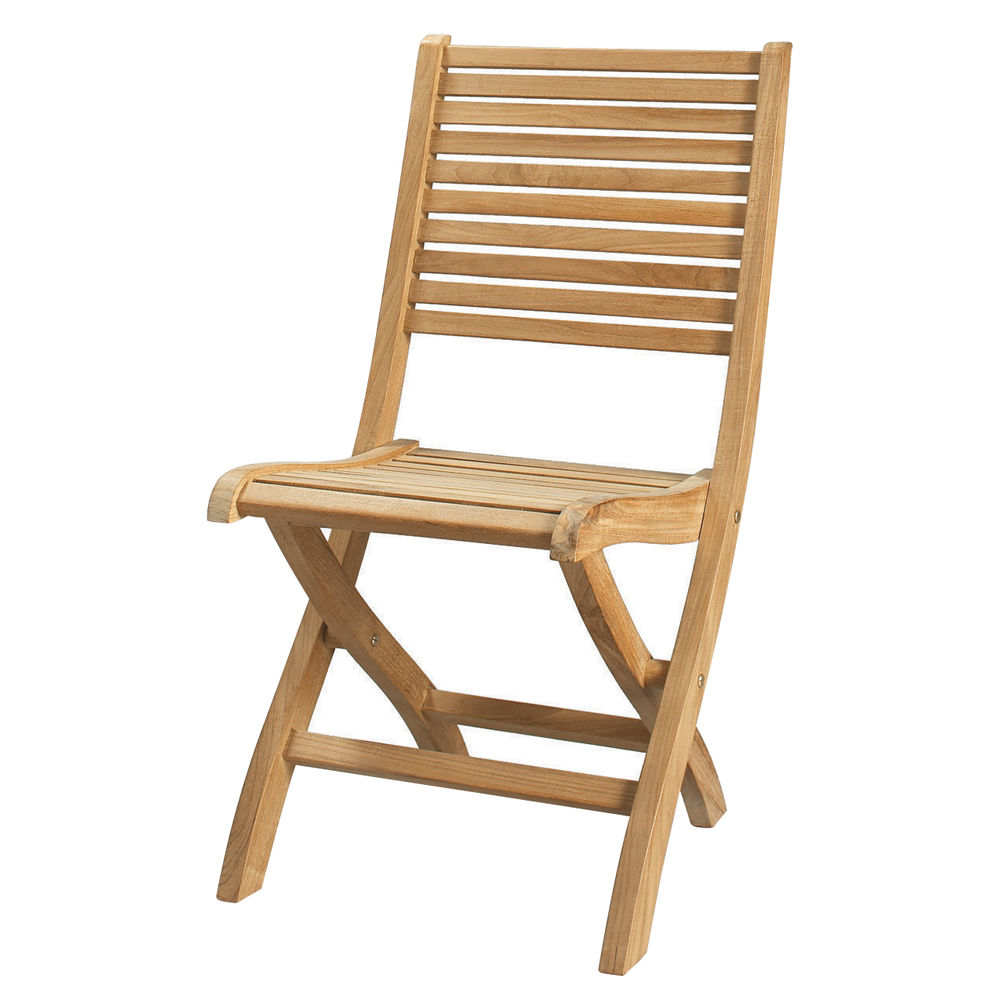 Chaise de jardin pliante Oleron teck massif