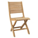 Chaise de jardin pliante Oleron teck massif