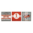 Ensemble de 3 Toile avec motifs de circuit