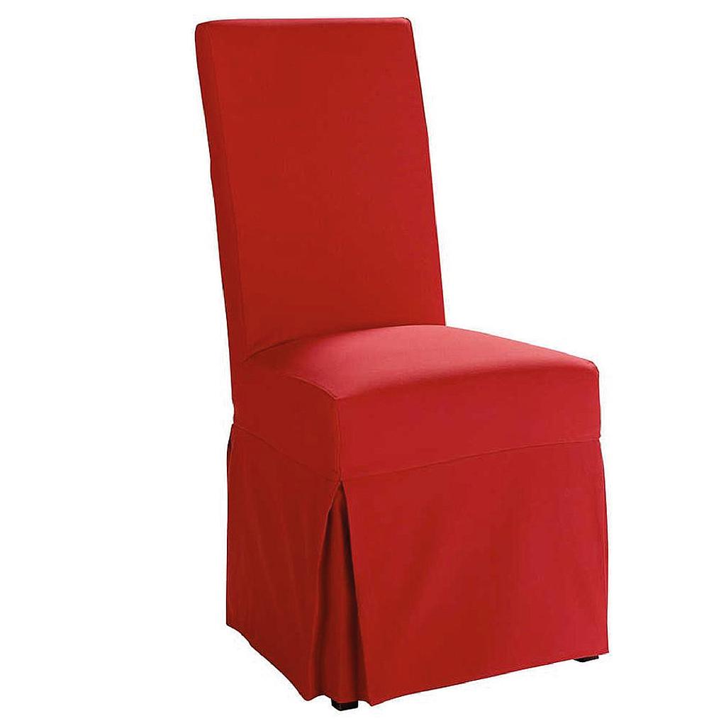 Housse Margaux rouge chaise
