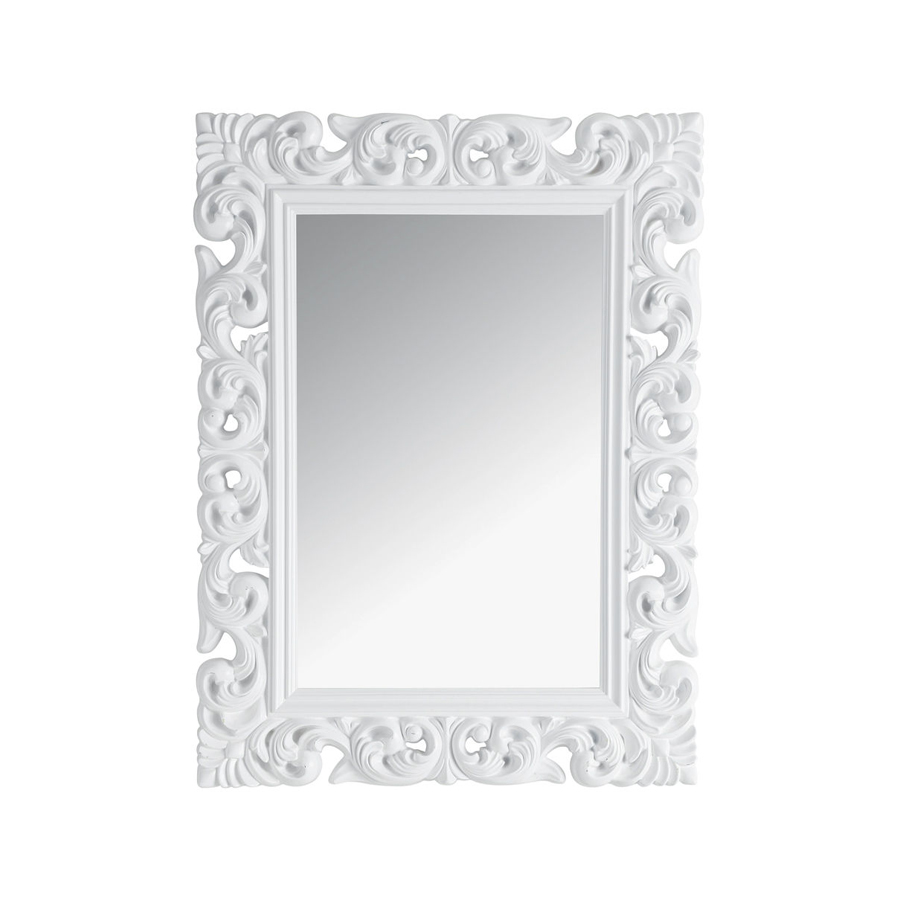  Miroir Rivoli en polyrésine blanc 120 cm