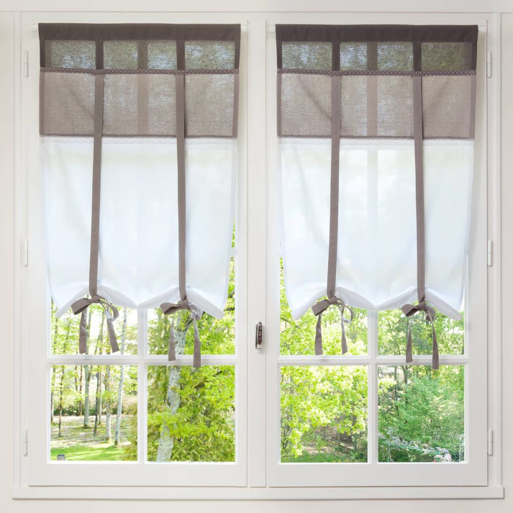 Rideau en coton & lin Chaumont