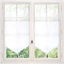 Rideau en coton Eloise court