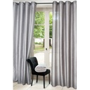 Rideau en coton gris Lido