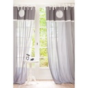 Rideau à nouettes en coton Sevigne