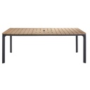 Table de jardin Fudji 6/8 personnes en composite et aluminium L200