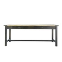 Table à manger Alfred en manguier et métal 8/10 personnes