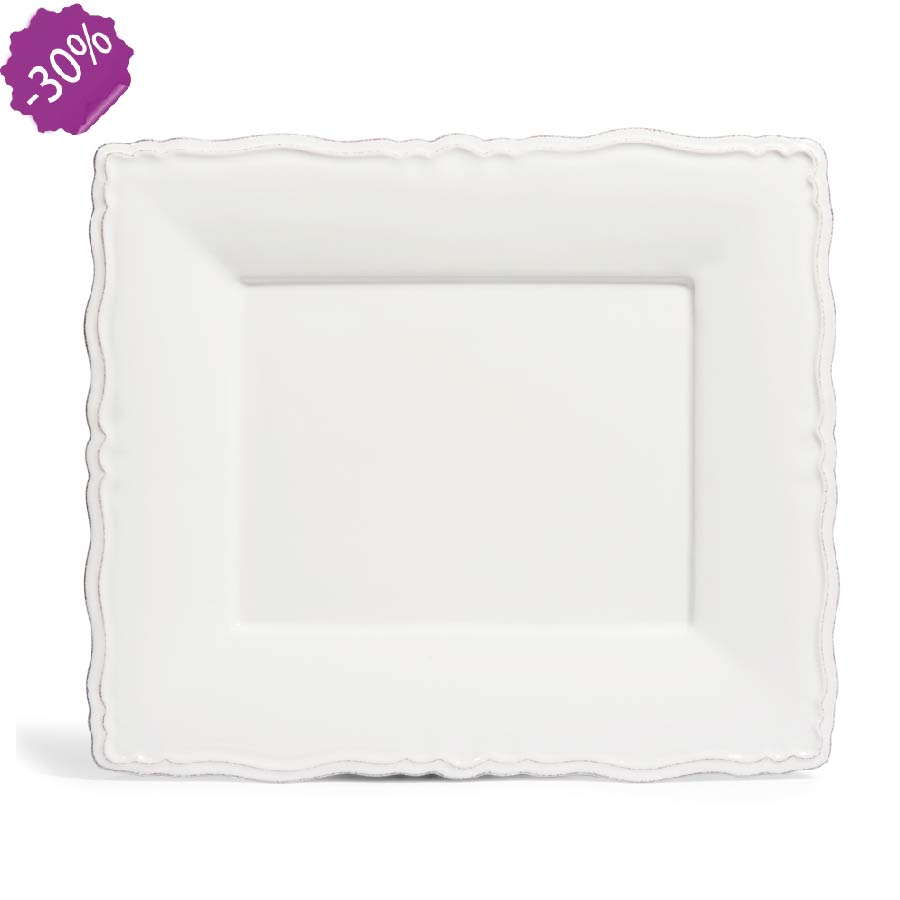 Assiette plate  blanc MARQUISE