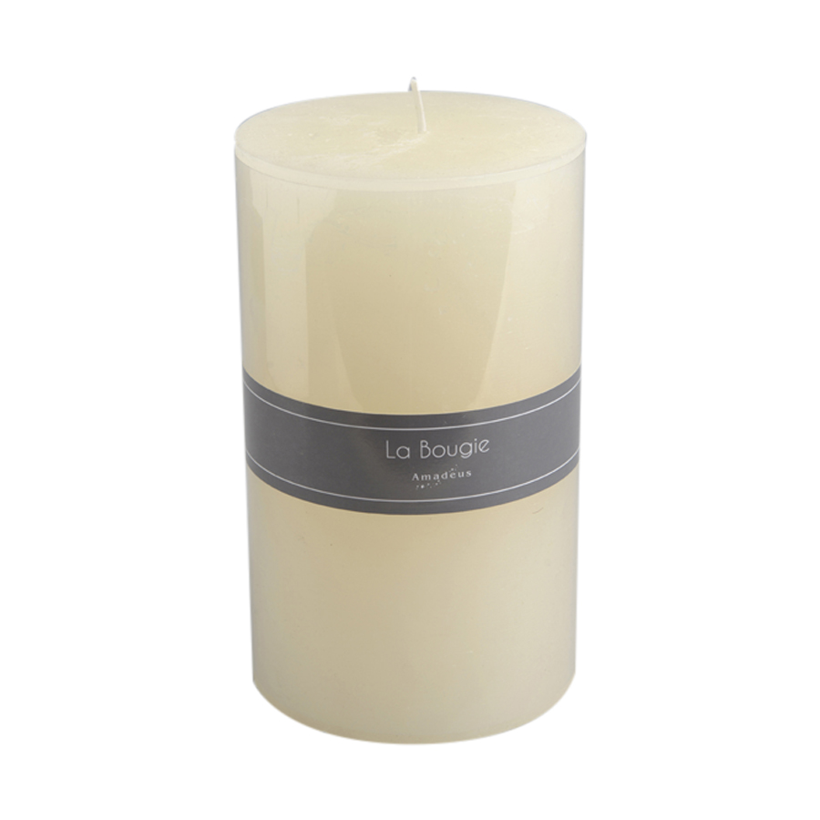 Bougie crème maxi cylindre