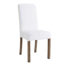 [CN214748] MARGAUX - Housse de chaise en lin lavé blanche