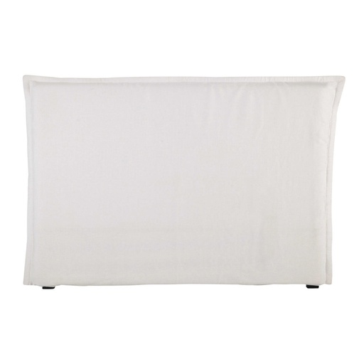 [CN914724] Housse de tête de lit Morphee 160 cm en lin lavé blanc