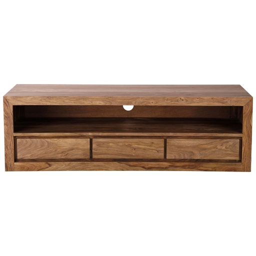 [CN812998] Meuble TV Stockholm en sheesham massif et acacia L160