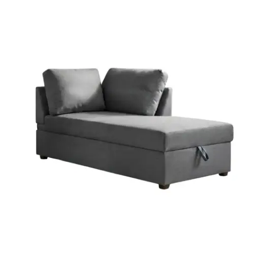 [CN117475] Banquette Times square accoudoir droite en tissu gris