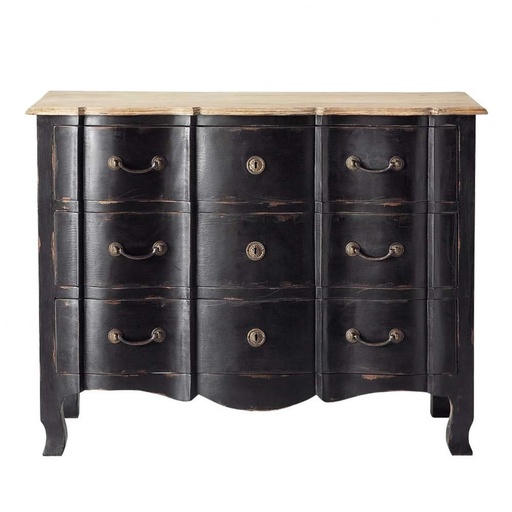 [CN911042] Commode Versailles en acacia et manguier noire