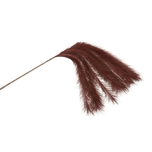 [ZON72493] Fleur en plume décorative bordeaux