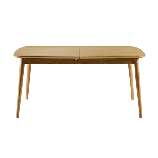 [CN016656] Table à manger extensible en bois clair Bronx 6 à 10 personnes L160
