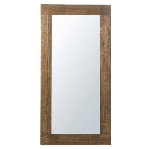 [CN822375] Grand miroir rectangulaire Taiga en bois de pin 82x165