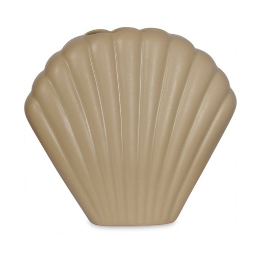 [OPJ015162CV] Vase Coki en céramique beige