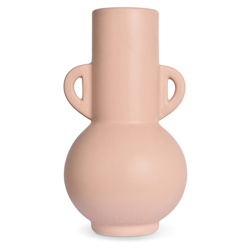 [OPJ013688CV] Vase Titi en grès cérame nude, design épuré